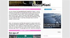 Desktop Screenshot of criticalmiami.com