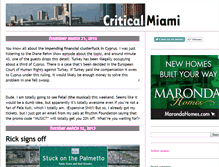 Tablet Screenshot of criticalmiami.com